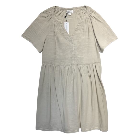 Velvet by Graham & Spencer Jamie Dress Women’s Medium Sand Cotton Gauze NWT - Picture 12 of 12